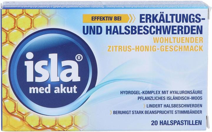 Image du produit Isla Pastilles aux agrumes et au miel 20 pièces (20 pièce(s))