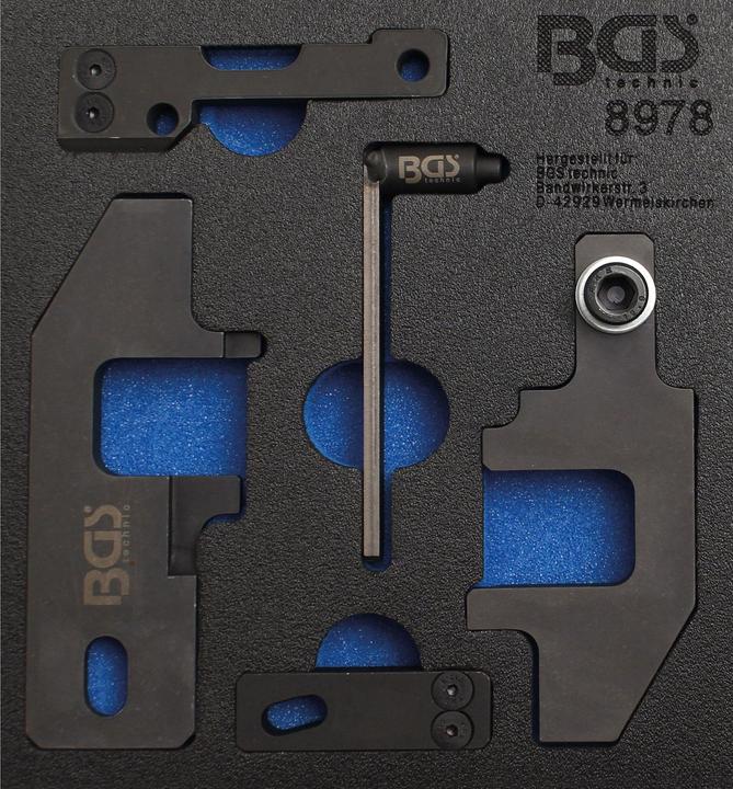 Produktbild BGS Werkstattwageneinlage 1/6: Motor-Einstellwerkzeug-Satz für PSA, Toyota 1.0, 1.2 VTi