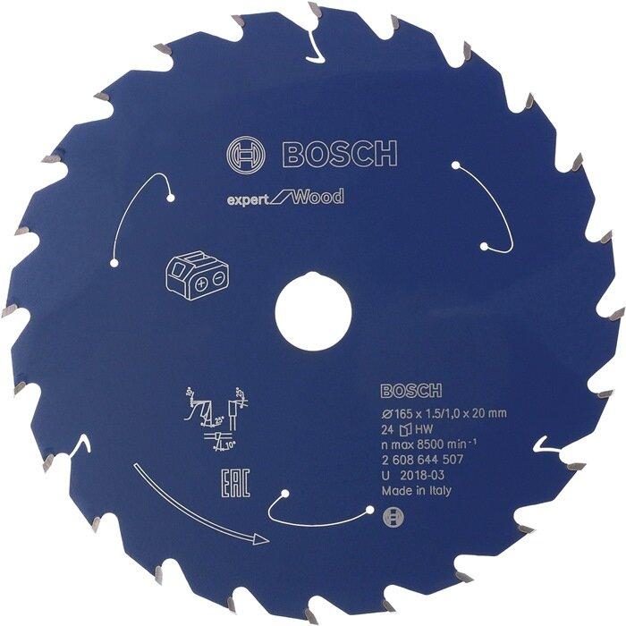Actual product image Bosch Professional Zubehör Cordless circular saw blade Expert for Wood, 136 x 1.5/1 x 20, 24 teeth