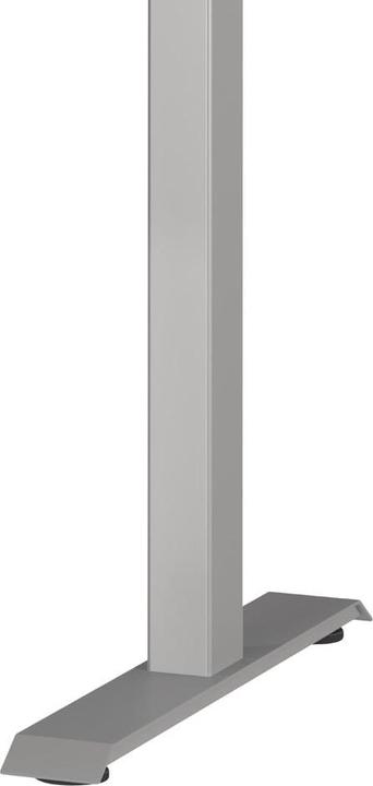 Image du produit Germania JET bureau réglable en hauteur cachemire rectangulaire, piétement en T argent 120,0 x 80,0 (120 x 72 cm)