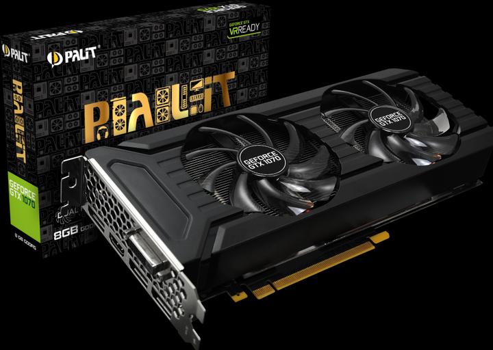 Image du produit Palit GeForce GTX 1070 double (8 Go)