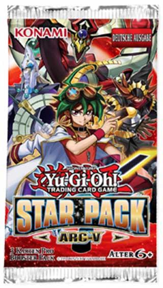 Actual product image Yu-Gi-Oh Star Pack ARC-V Booster -! (German, Booster Pack)