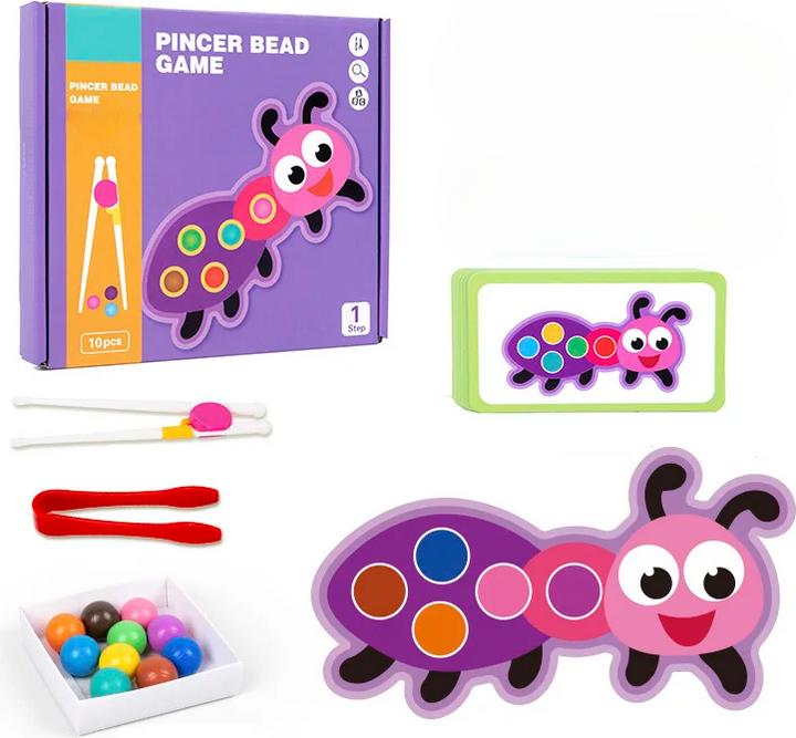 Produktbild Activity Board Clip Perlen Farbe Klassifizierung Matching Spielzeug Kinder Logik Konzentration Feinmotorik
