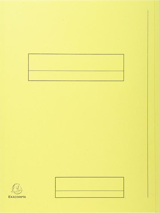 Actual product image Exacompta File cover SUPER 250, DIN A4, yellow (A4, 50 x)