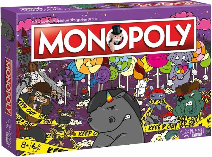 Actual product image Monopoly grumpy unicorn (German)