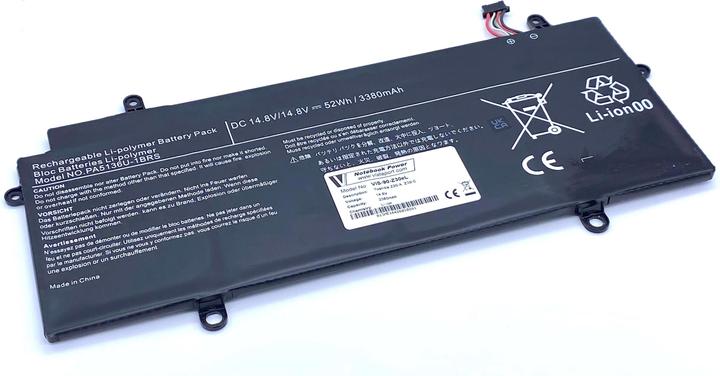 Immagine prodotto Vistaport Batteria per Toshiba PORTEGE Z30 (4 Celle, 3380 mAh)