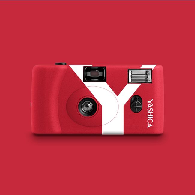 Image du produit Yashica MF-1 Snapshot Art Camera Y Edition Red with 1 Film 400/24