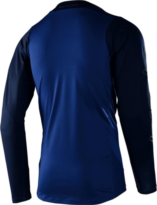 Actual product image Troy Lee Designs Skyline Chill LS Jersey, Mono, true blue XL (XL)