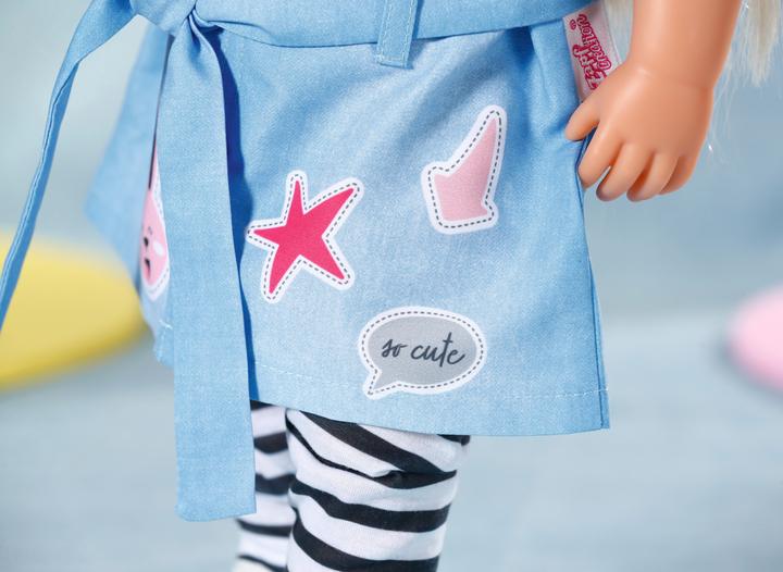 Actual product image Zapf Creation Zapf 835258 BABY born Deluxe Jeans Dress 43cm