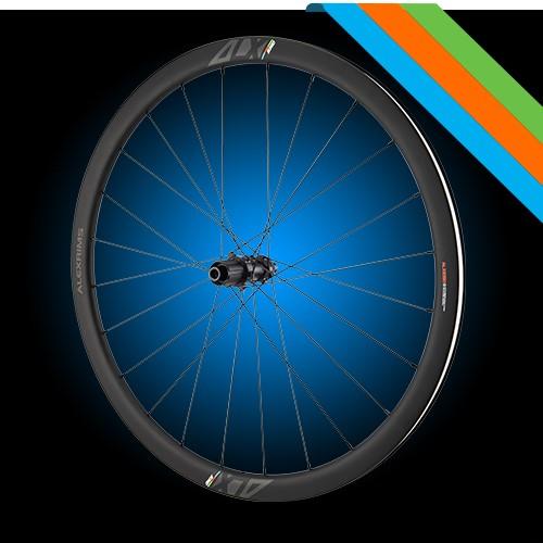 Alexrims Alx935d, Carbonowe, 700C, Stożek 35 mm, tubeless ready, disc Mangelauto, starre as F (Wielset, 28")