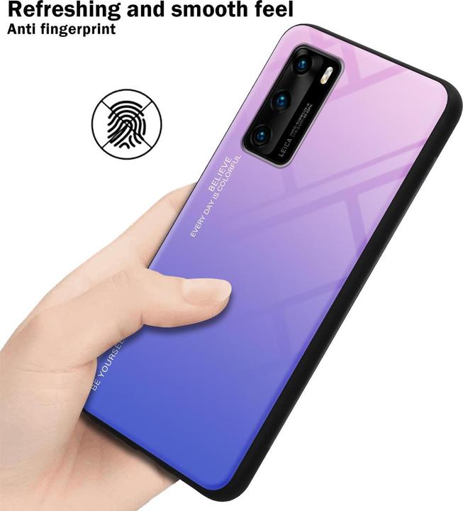 Productafbeelding Cadorabo TPU 2 kleuren glasdekking (Huawei P40)