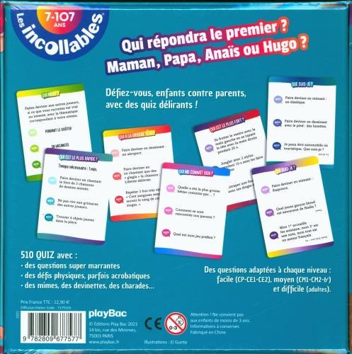 Actual product image Les incollables, 7 à 107 ans : 510 questions pour se défier chacun à (Quiz, French)
