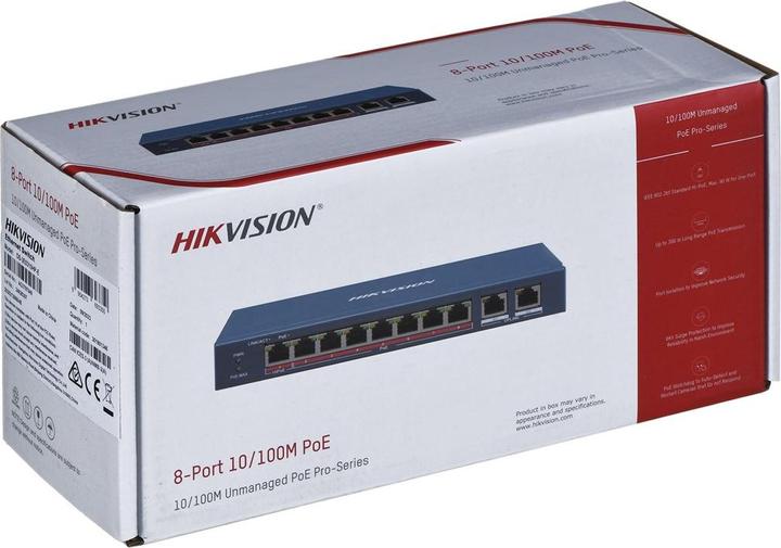 Actual product image Hikvision DS-3E0310HP-E (10 Ports)