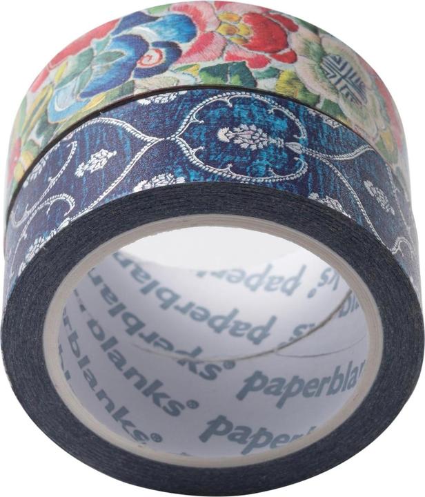 Actual product image Paperblanks Decorative adhesive tape velvet blue / pear garden (15 mm)