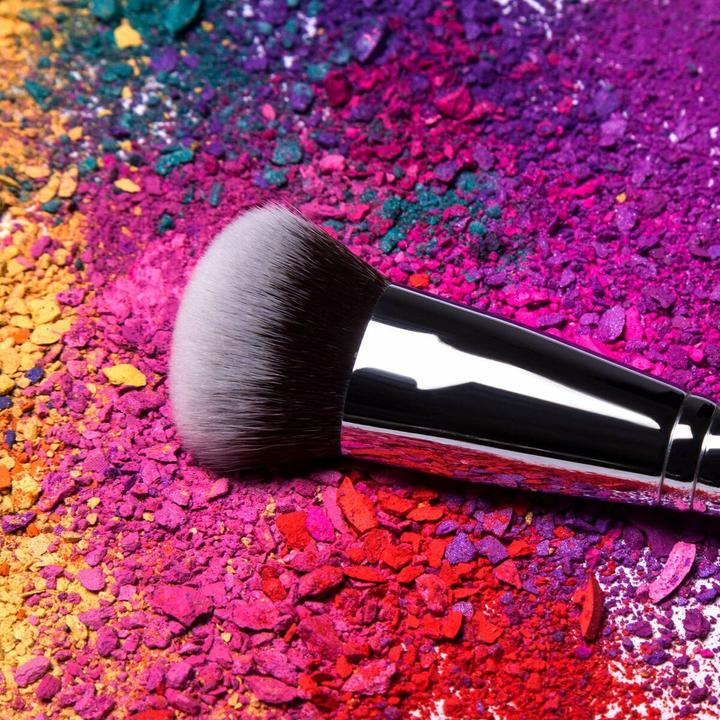 Produktbild Tools for Beauty T4B 100 serie ILU Kabuki Flachpinsel Makeup Weiss Schminkpinsel Gesicht (105)