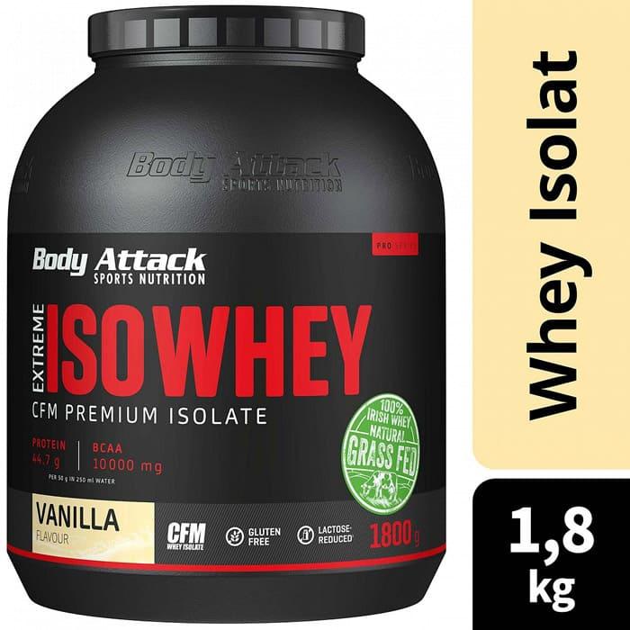 Immagine prodotto Body Attack Extreme Iso Whey Professional (Fragola, 1 pz., 1800 g)