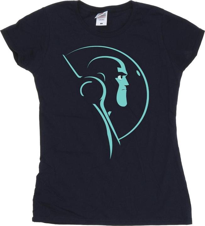 Actual product image Disney Womens/Ladies Lightyear Space Helmet Stare Cotton T-Shirt (XL)
