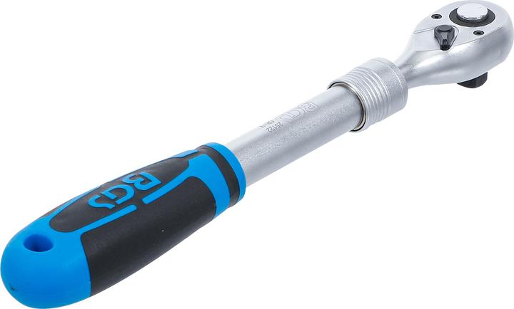 Actual product image BGS Reversible ratchet, extendable | output external square drive 12.5 mm (1/2") | 305 - 445 mm (1/2")