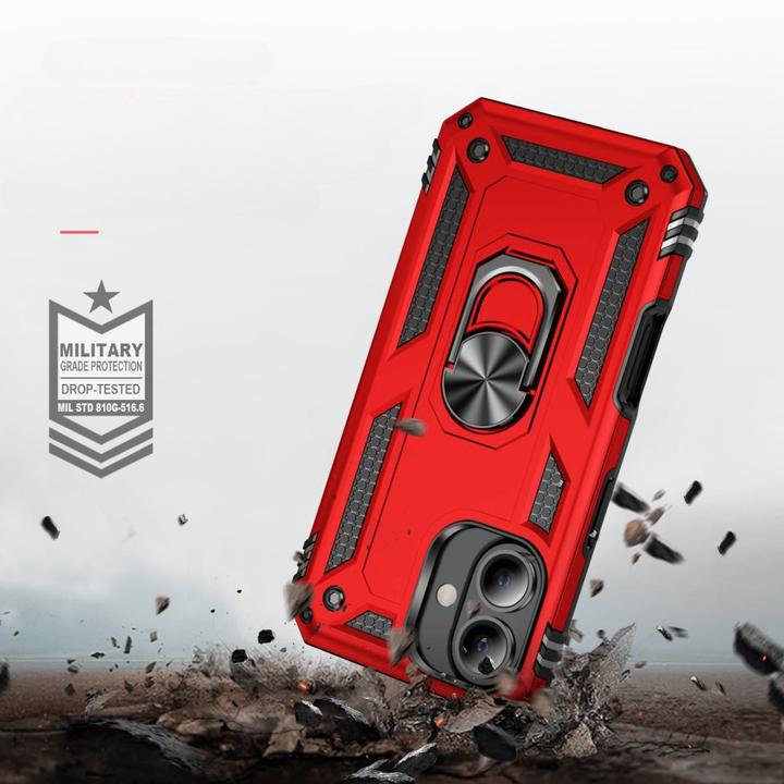 Produktbild Cover-Discount iPhone 16 - Robustes Back Cover mit Kickstand (Apple iPhone 16)