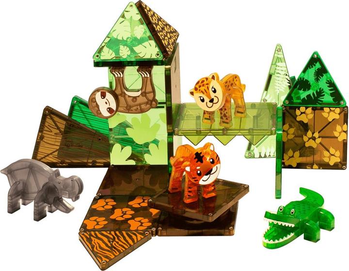 Actual product image Magna-Tiles Jungle Animals Set