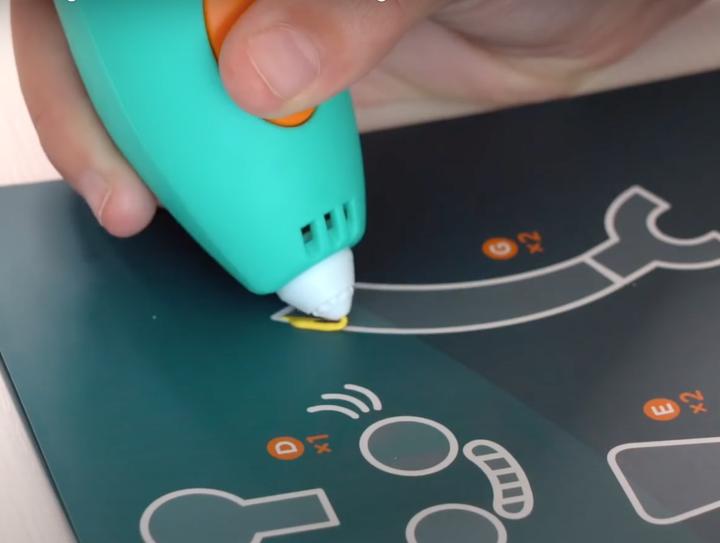 Actual product image 3Doodler Start PLUS 3D PRINTING PEN SPLUS 3D pen 0.77 mm Turquoise, Yellow