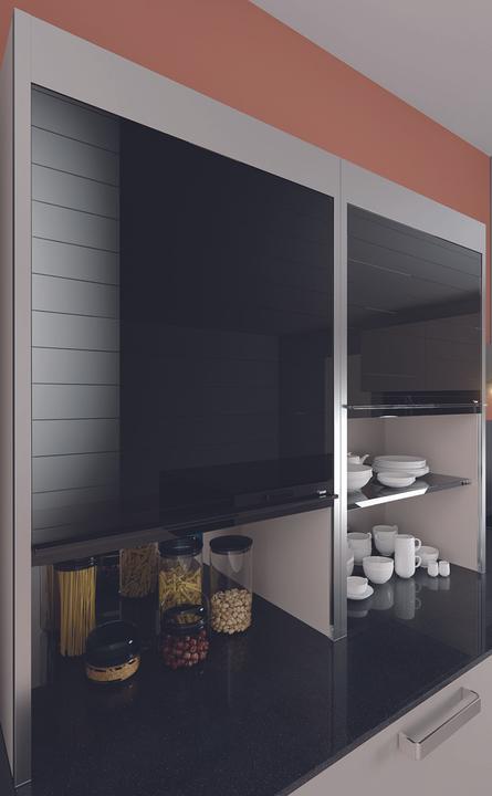 Actual product image Rehau Glass roller shutter complete set vetro-line (1 pcs.)