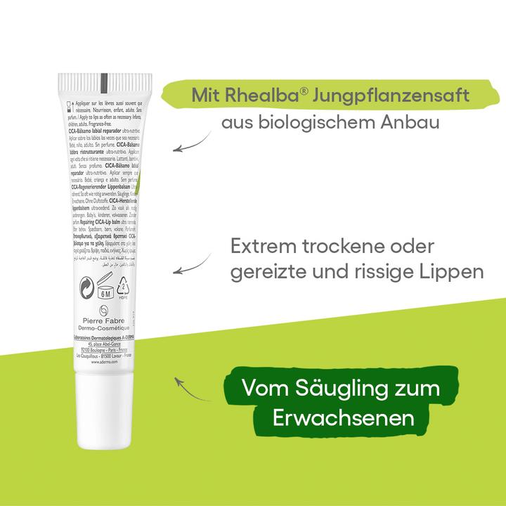Valori nutrizionali e ingredienti A-Derma Dermalibour+ Balsamo riparatore Cica-Lip (15 ml)