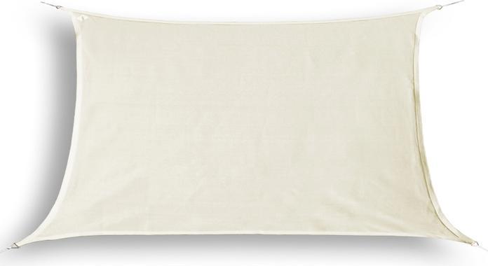 Immagine prodotto Swisshandel24 Vela solare rettangolo 6x8m, crema (6 x 8 m)