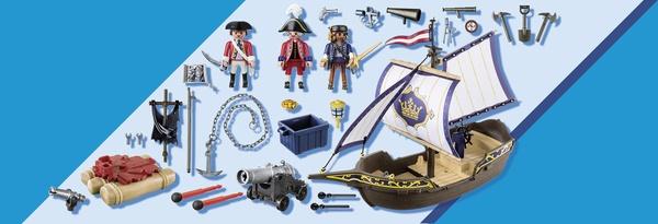 Produktbild Playmobil Rotrocksegler (70412, Playmobil Pirates)