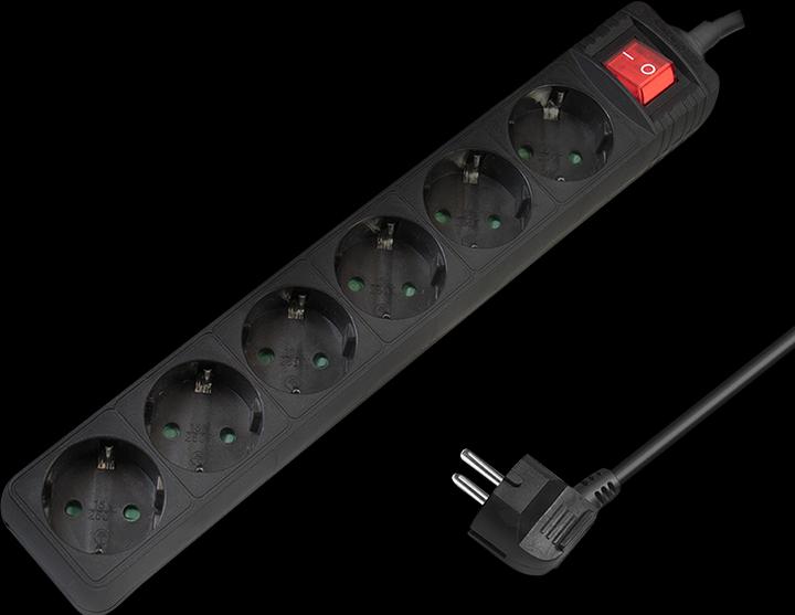 Produktbild LogiLink Steckdosenleiste (6 x, CEE 7/3, 1.50 m)