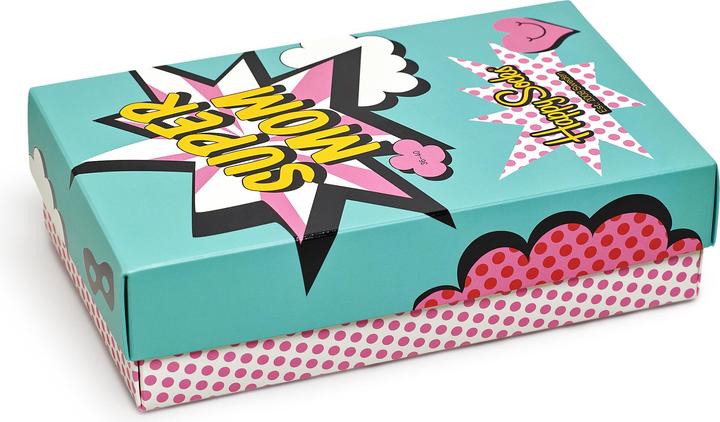Immagine prodotto Happy Socks Scatola del veleno per la festa della mamma (confezione da 3, 36 - 40)