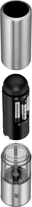 Immagine prodotto WMF Set di smerigliatrici elettriche 2 pezzi (Sale, Pepe, Erbe aromatiche)