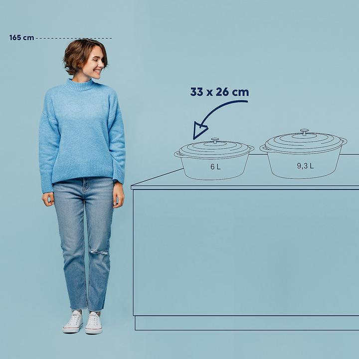 Image du produit Kela Calido (33 cm, Cocotte + faitout, Fonte)