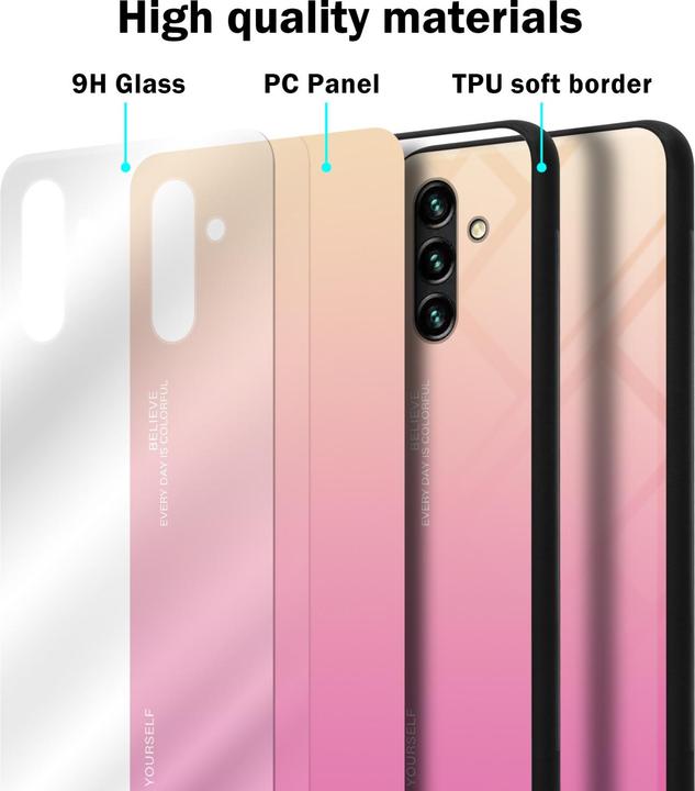 Actual product image Cadorabo TPU 2 colors glass envelope (Samsung Galaxy A13 5G)