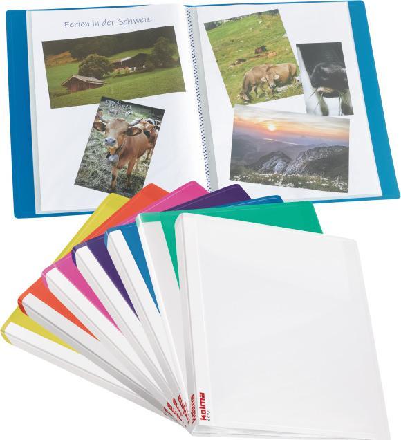 Actual product image Kolma Easy A4 book with 20 pockets blue (A4, 1 x)