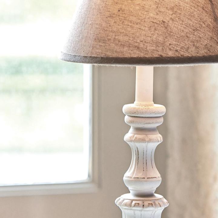 Produktbild Loberon Tischlampe Créteil braun/antikweiss (E14)