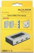 Produktbild Delock Switch 2-port HDMI manuell