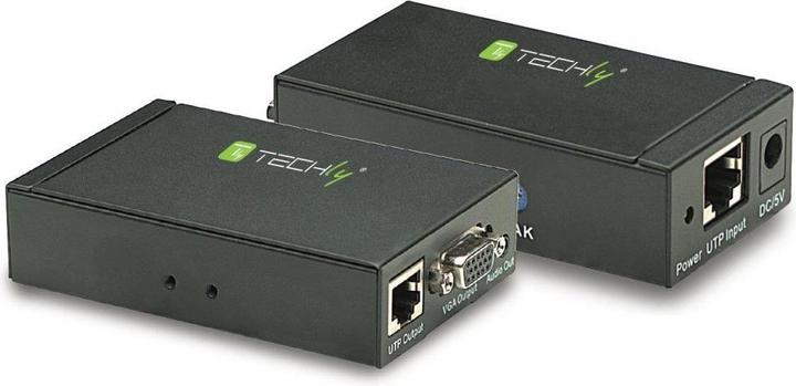 Produktbild Techly Amplifier Extender VGA and Audio over Network Cable