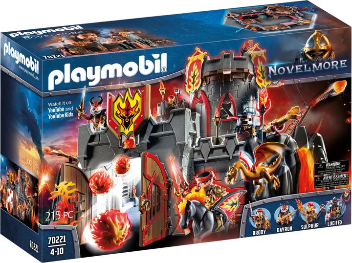 Actual product image Playmobil Fortress of the Burnham Feuerfels (70221, Playmobil Novelmore)