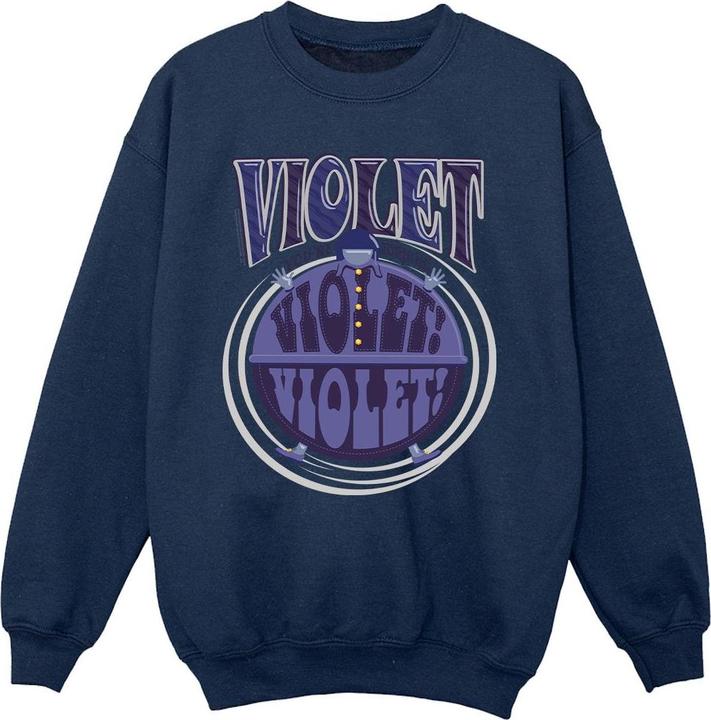 Produktbild Willy Wonka & the Chocolate Factory Violet Turning Violet Sweatshirt Mädchen (140, 146)