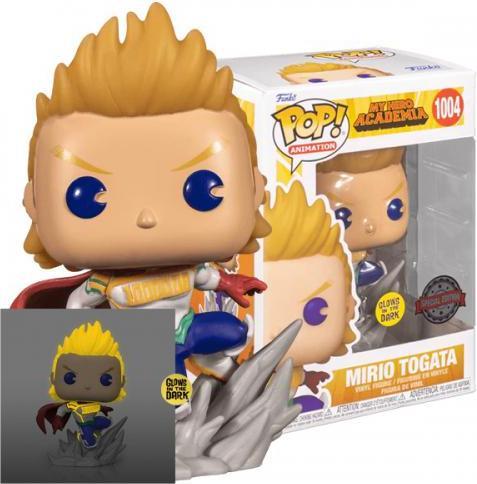 Funko POP! Animation My Hero Academia Mirio Togata in Hero Costume Edition Limitée Phosphorescente