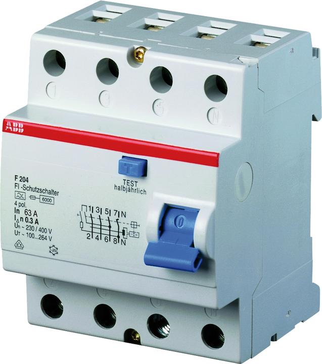 Image du produit ABB RCD, F 204, 4 POLE
