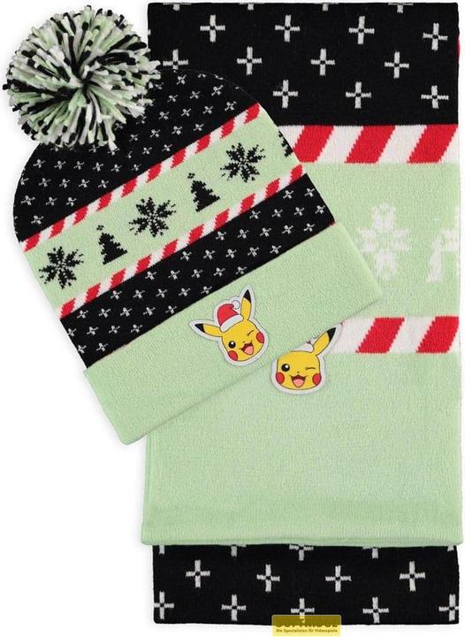 Difuzed Pokemon set de bonnet et écharpede ski Pikachu