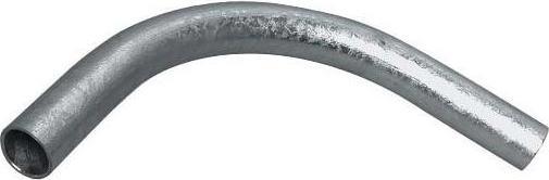 Image du produit Fränkische Rohrwerke Tube en acier SBS-E-V 20 galvanisé Coude enfichable M20 SBS-E-V20 galvanisé pour (Trou de câble, 31 cm)
