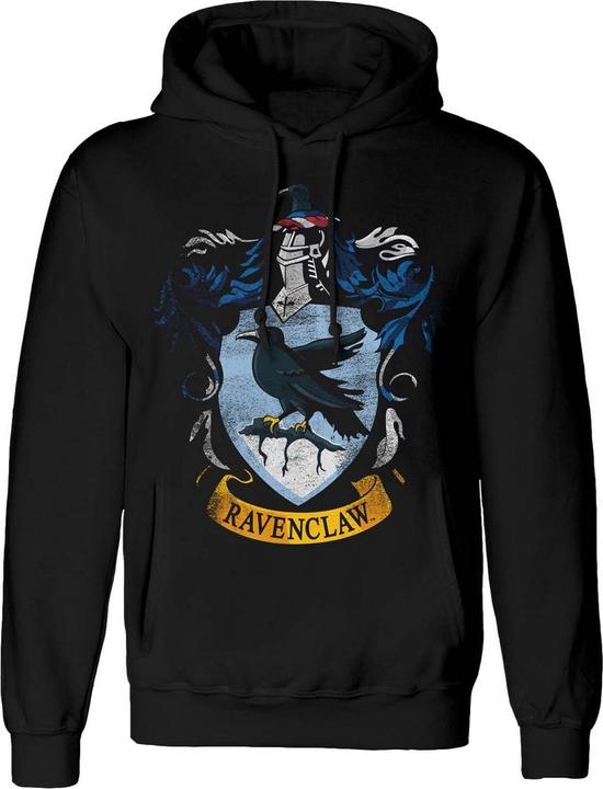 Actual product image Unisex Adult Ravenclaw Distressed Hoodie (S)