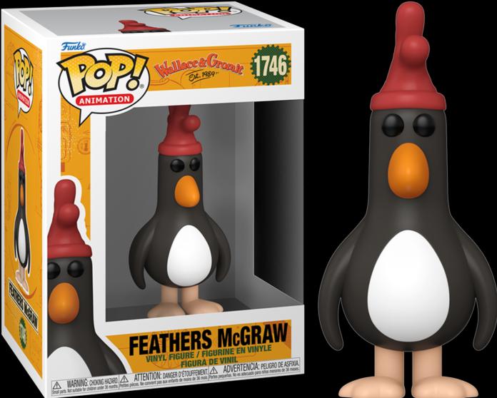 Produktbild Funko Wallace & Gromit POP! Animation Vinyl Figur Feathers McGraw 9 cm