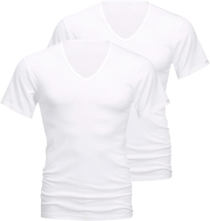 Actual product image Mey 2-pack Noblesse T-shirt with V-neck (XL)