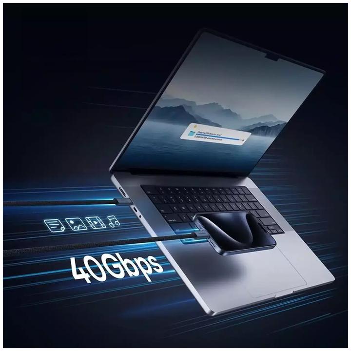 Image du produit Baseus USB C – USB C (1 m, USB 4.0)