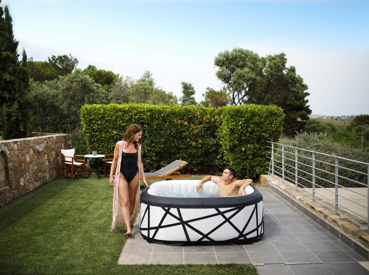 Actual product image PureHaven Inflatable whirlpool 185x185x68 cm for 6 persons self-cleaning incl. filter cartridges (6 pers.)