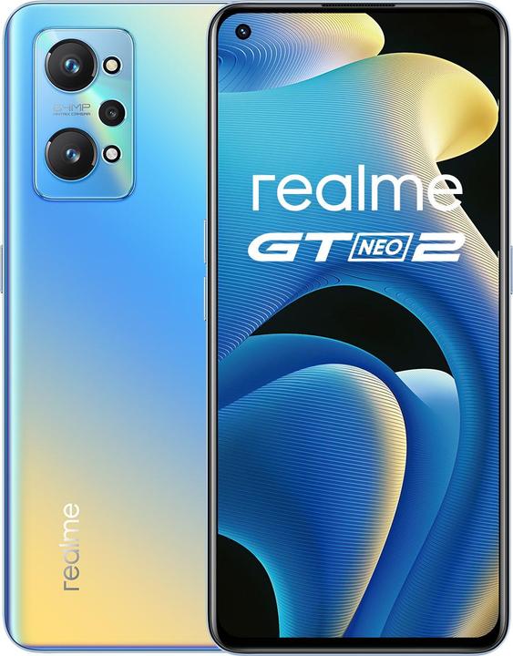 Produktbild realme GT Neo2 (128 GB, Blue, 6.62", Dual SIM, 64 Mpx, 5G)